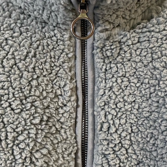 NWT Thread & Supply at Nordstrom Light Blue Zip Pullover - Picture 5 of 9